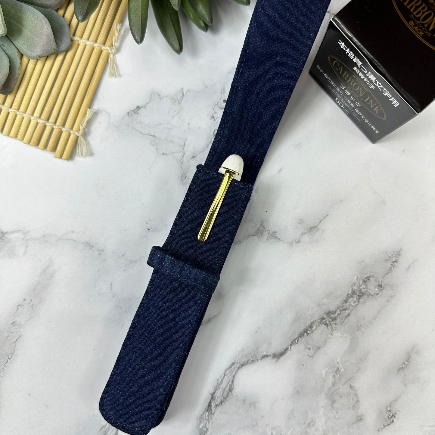 Denim Single Pen Flap Case - Girologio