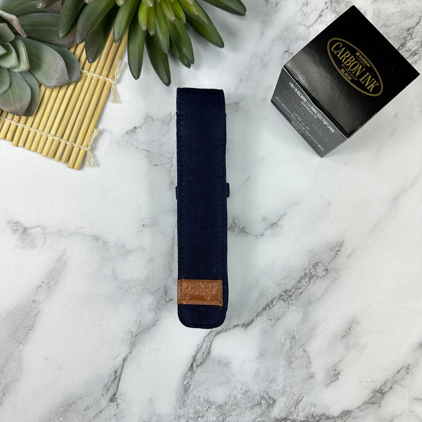 Denim Single Pen Flap Case - Girologio