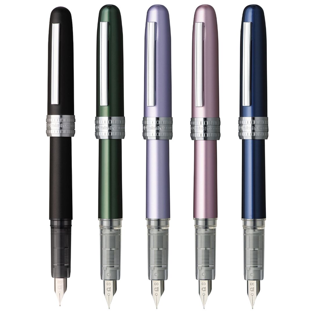PLATINUM Plaisir PGB-1000#41 Fountain Pen/Spring thicknesses: F fine/Color: Green/Green/Handmade/Plastic Packaging/Fountain Pen PLATINUM Plaisir PGB-1000#41 Fountain Pen/Spring thicknesses: F fine/Color: Green/Green/Handmade/Plastic Packaging/Fountain Pen