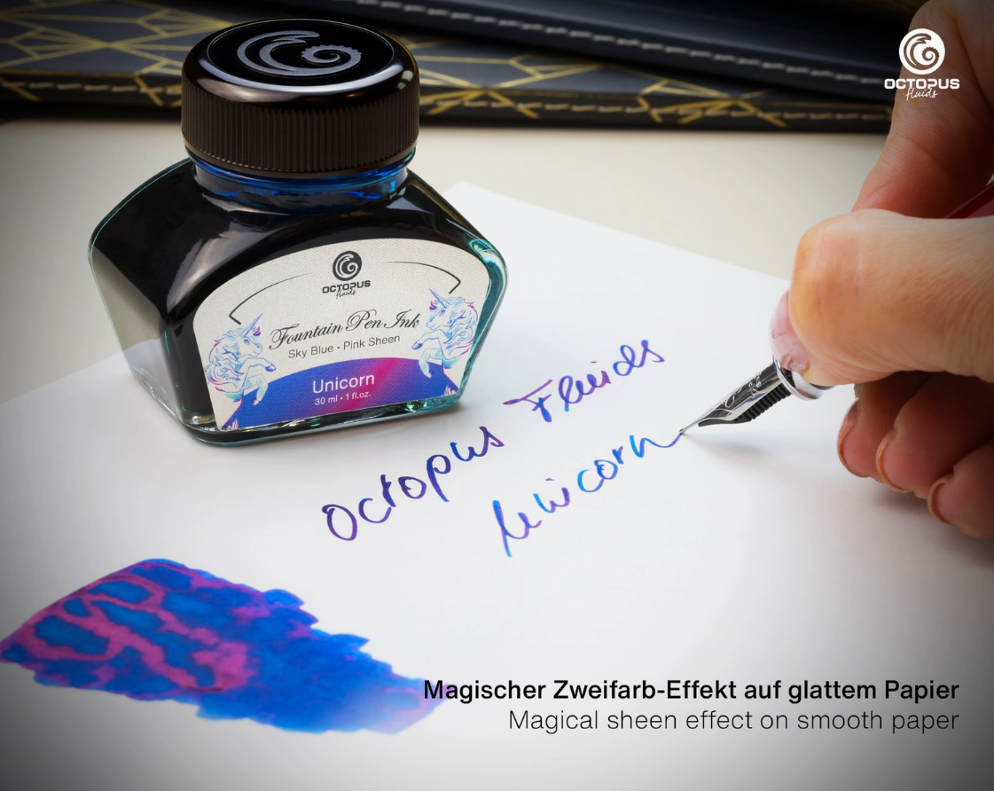 Octopus Fluids Sheening Series Writing Inks 30ml or 3ml sample
