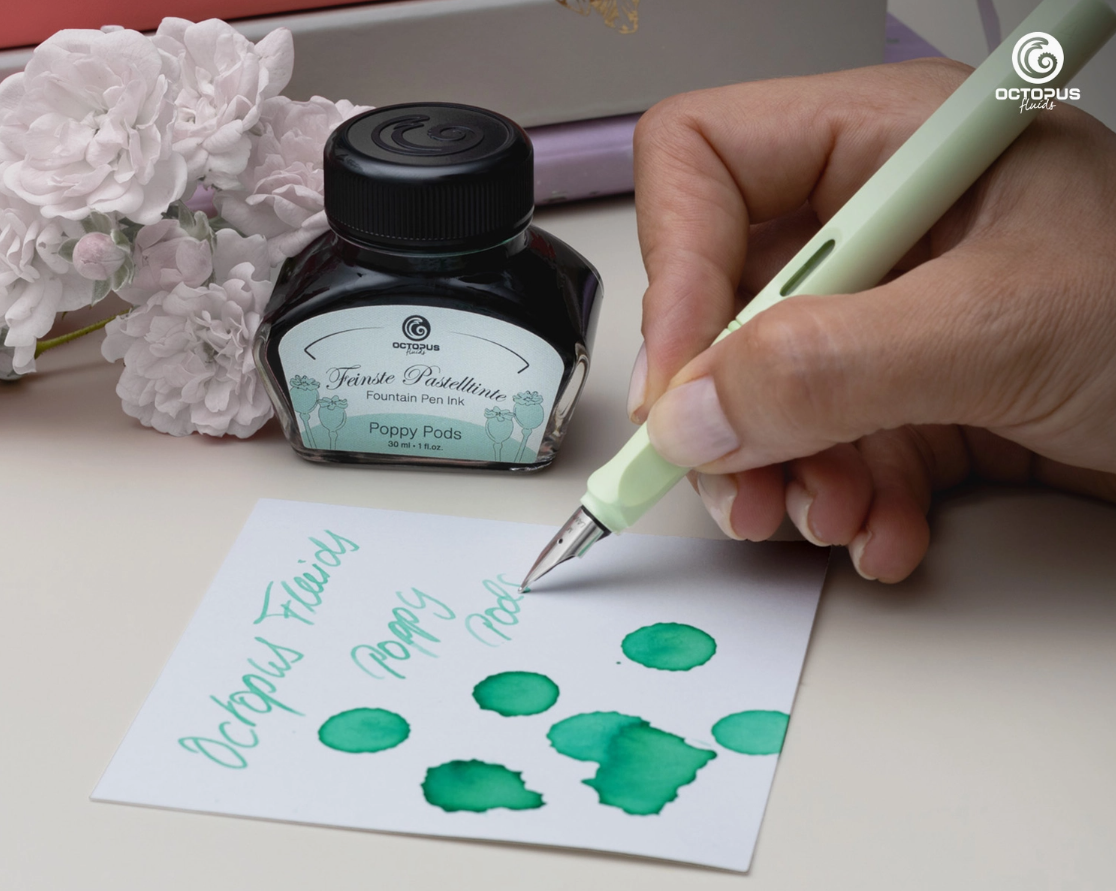 Octopus Fluids Pastel Writing Inks 30ml or 3ml Sample