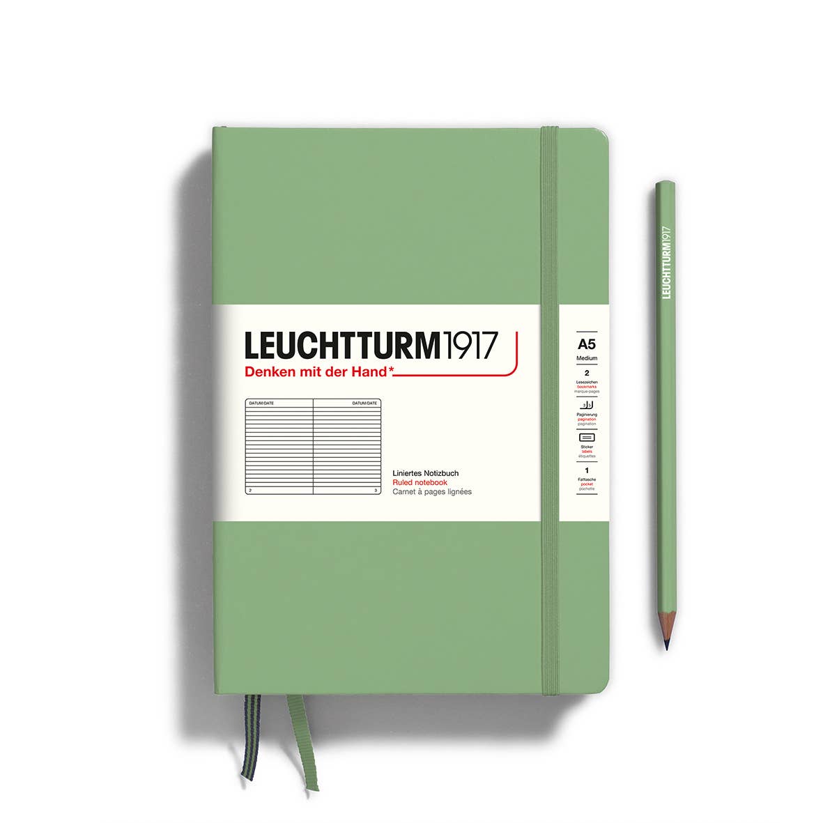 Leuchtturm1917 Hardcover Notebook A5 - 10 Colors - Lined or Blank