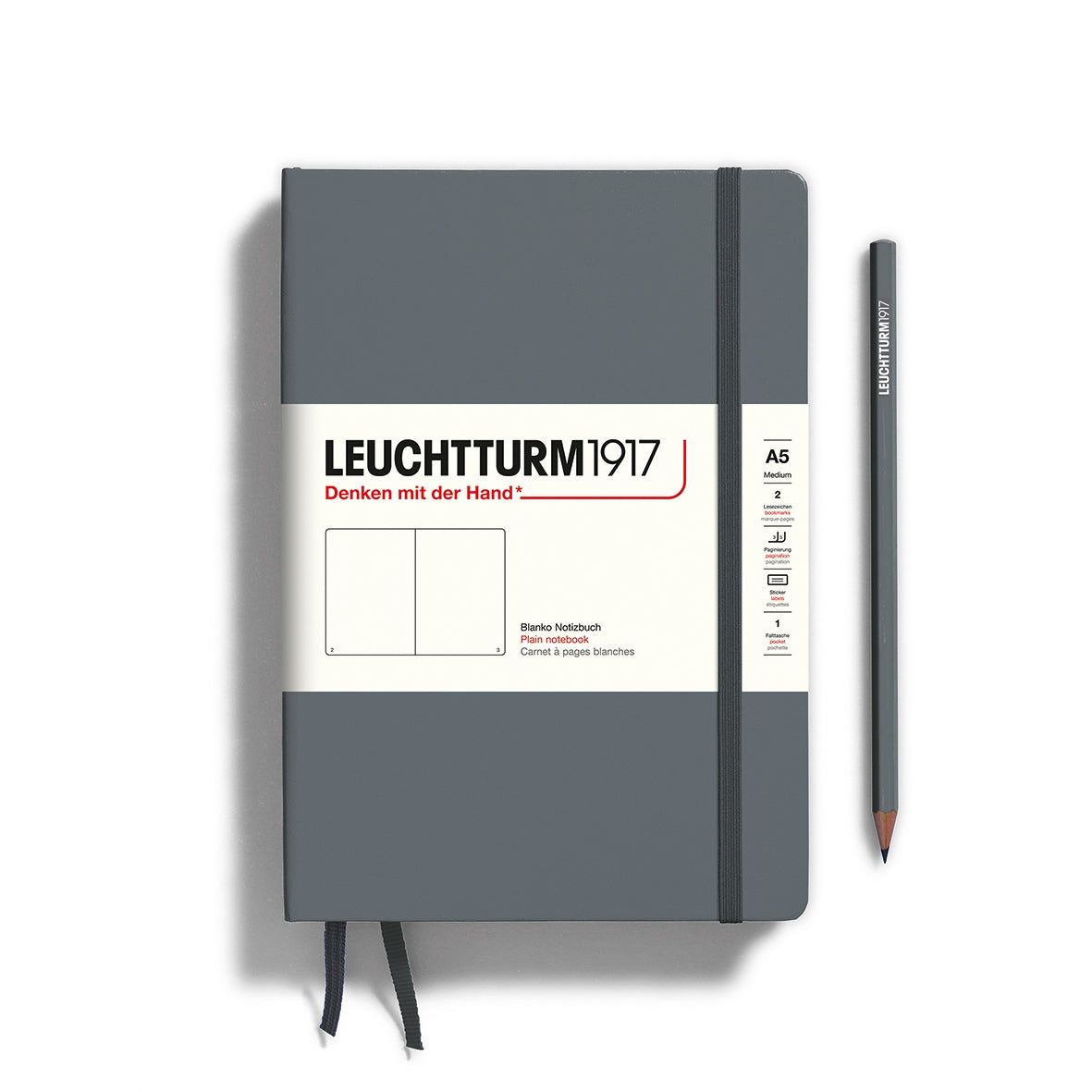 Leuchtturm1917 Hardcover Notebook A5 - 10 Colors - Lined or Blank
