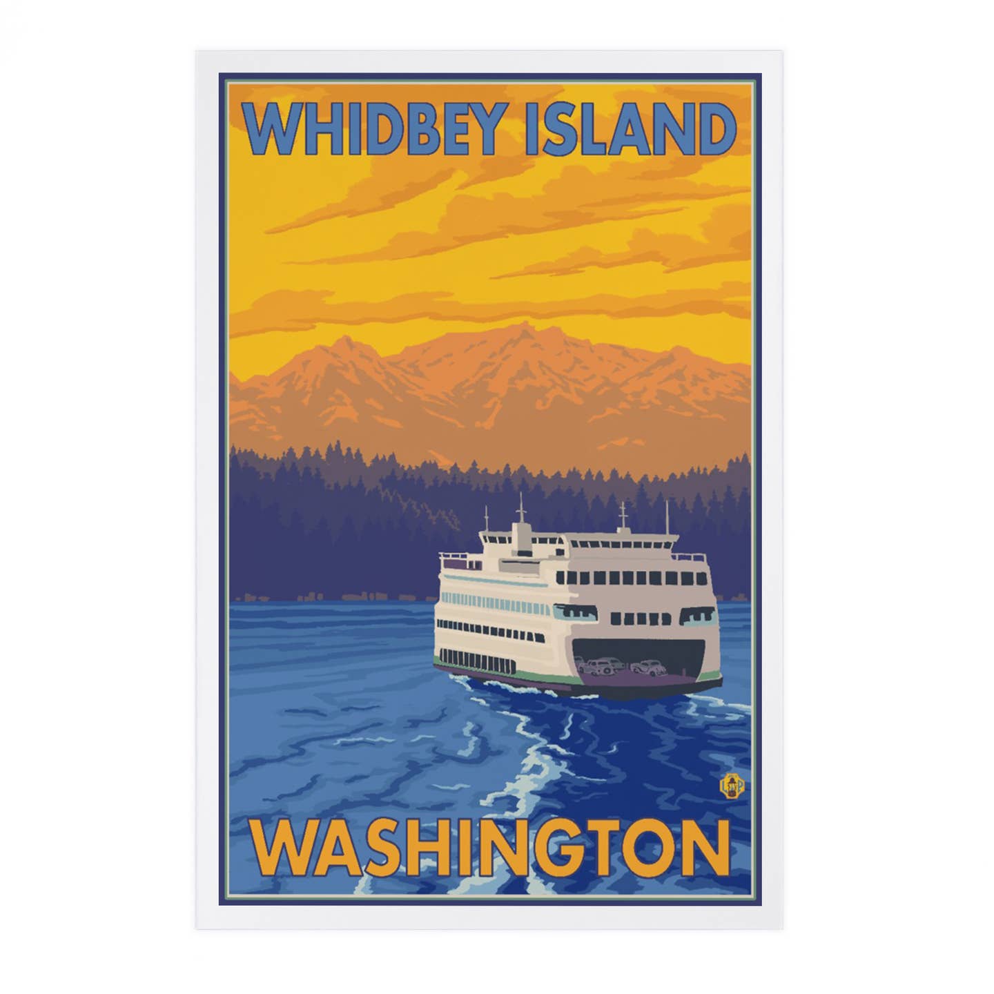 Whidbey Postcards - 7 Designs - Lantern Press