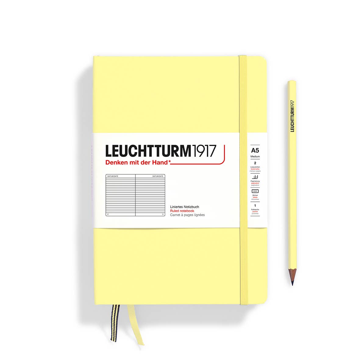 Leuchtturm1917 Hardcover Notebook A5 - 10 Colors - Lined or Blank