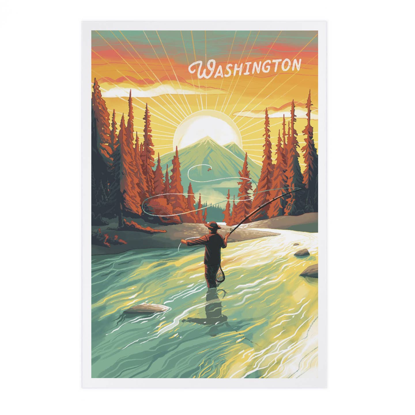Washington Postcards - 4 Designs - Lantern Press