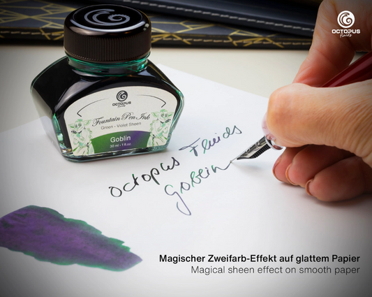 Octopus Fluids Sheening Series Writing Inks 30ml or 3ml sample