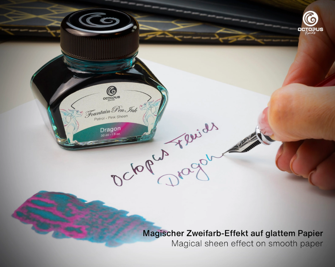 Octopus Fluids Sheening Series Writing Inks 30ml or 3ml sample
