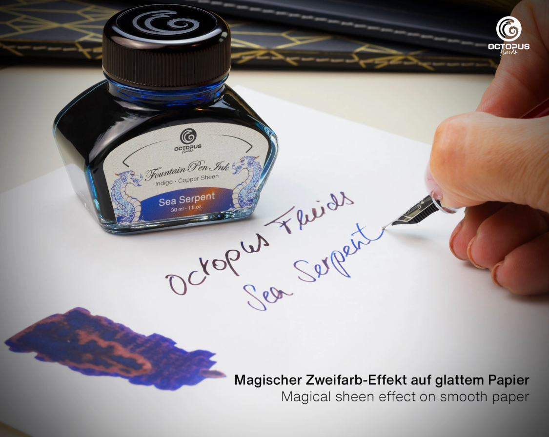 Octopus Fluids Sheening Series Writing Inks 30ml or 3ml sample