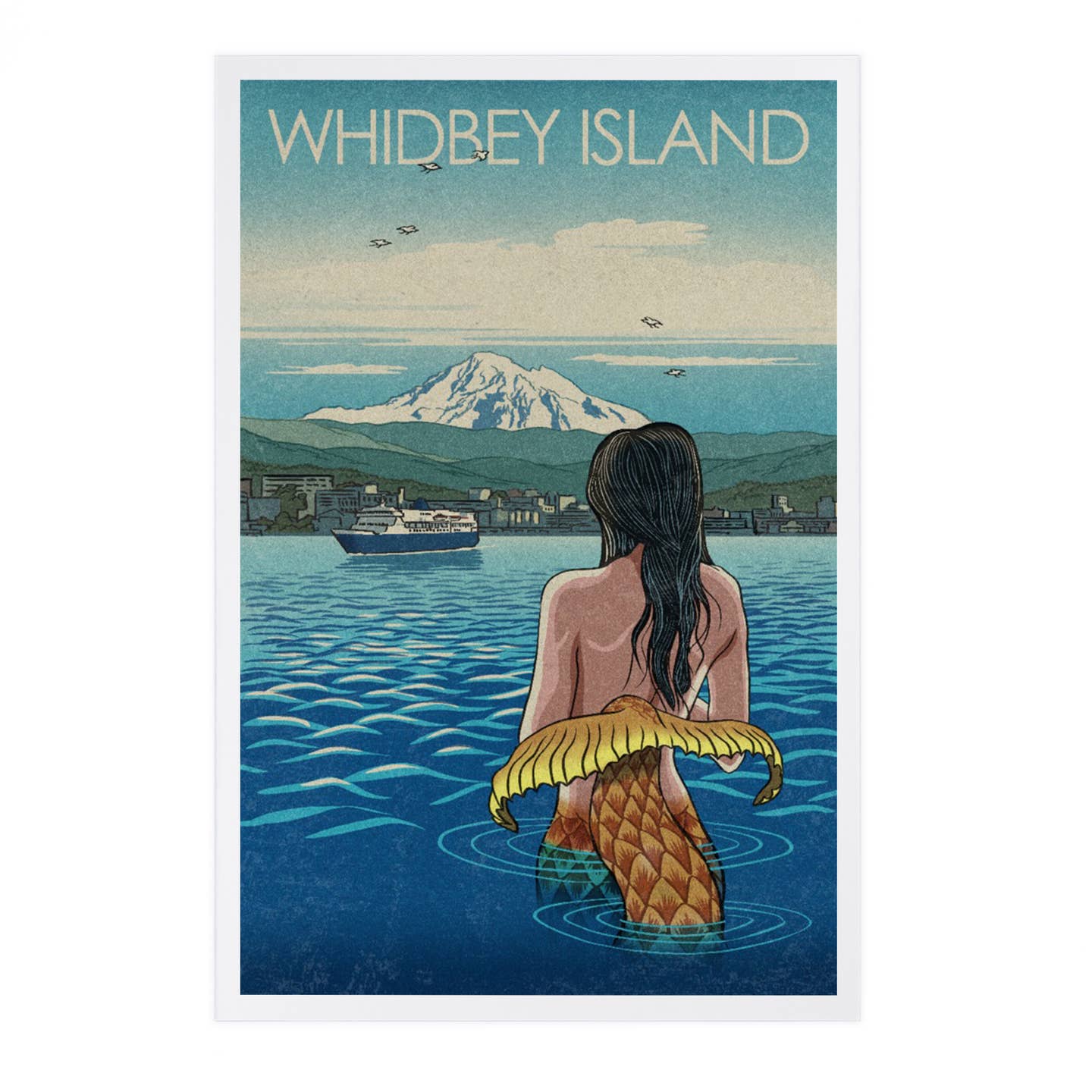 Whidbey Postcards - 7 Designs - Lantern Press