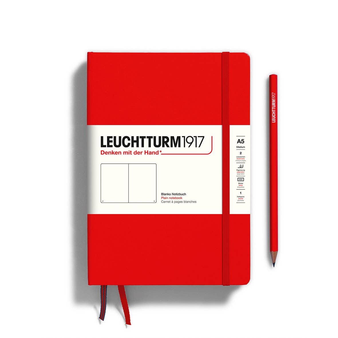 Leuchtturm1917 Hardcover Notebook A5 - 10 Colors - Lined or Blank