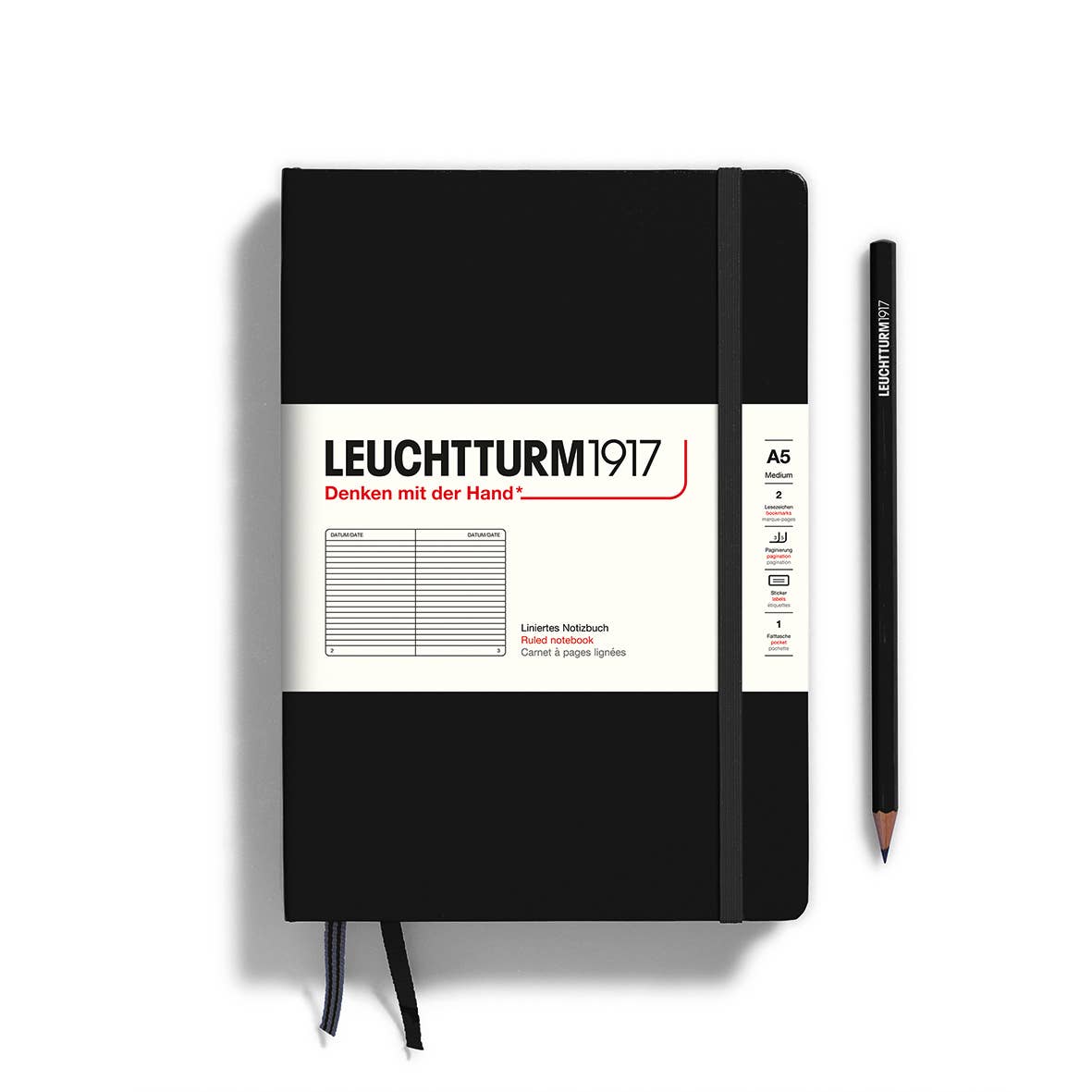 Leuchtturm1917 Hardcover Notebook A5 - 10 Colors - Lined or Blank